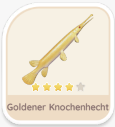 Goldener Knochenhecht